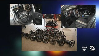 33 stolen airbags, steering wheels recovered after string of car thefts in Dearborn