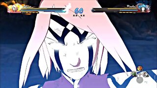 Sakura Ativa BYAKUGOU em Batalha com Hinata - Naruto Shippuden: Ultimate Ninja Storm 4