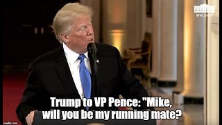 Trump asks Mike Pence to be his 2020 running mate