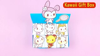 Kawaii Gift Box DIY/ Gift Box Idea /- Easy Paper Crafts