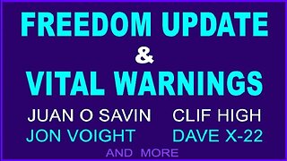 Juan O' Savin - Vital Updates & Warnings!!!!