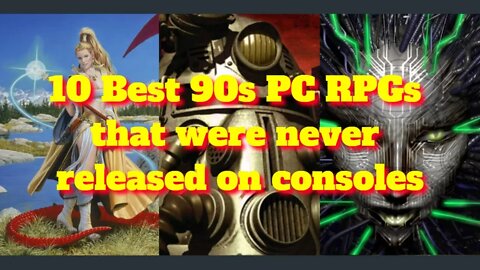 10 Best '90s PC RPGs That Were Never Released On Consoles