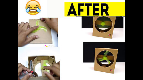 how to make a mini cooler from waste material such as cardboards and air conditioners