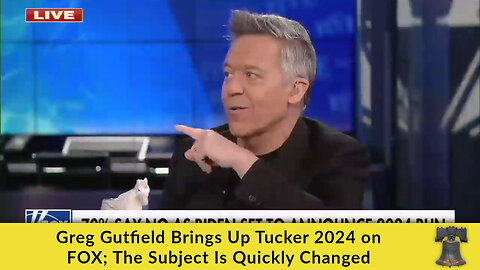Greg Gutfield Brings Up Tucker 2024 on FOX; The Subject Is Quickly Changed