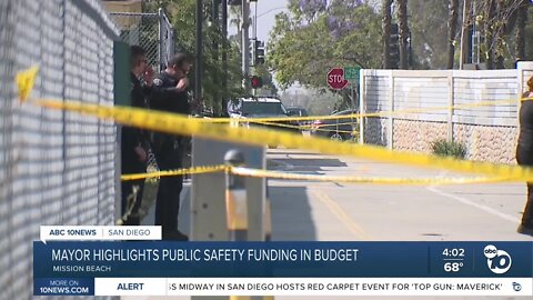 Mayor Gloria highlights public safety funding