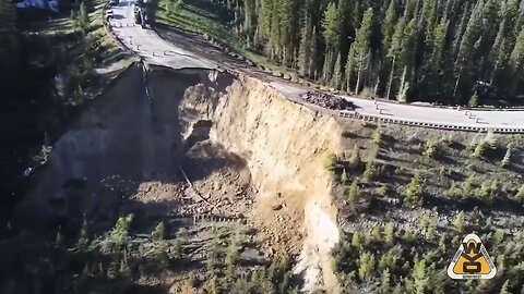 Teton Pass linking Wyoming and Idaho closed due to catastrophic landslide