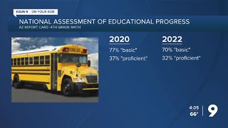 Nation's Report Card shows drop in academic scores