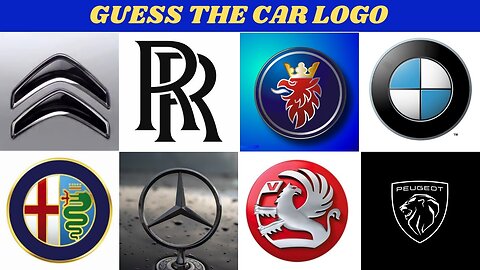 Guess the Car Brand Logo in 3 Seconds | Car Logo Quiz | Quizzy Mind