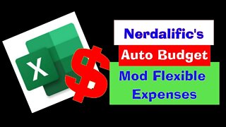 How To Create a Budget in Excel / Nerdalific's Auto-Budget Saving for Moderately Flexible Expenses
