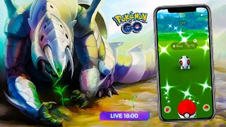 🕕 ARON SHINY! CONSIGA MUITA DOCE no Pokémon! Hora do Holofote! Pokémon GO!