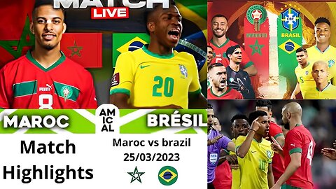 match highlights maroc vs bresil - brazil vs maroc 1-2 extended highlights & goals - friendly 2023