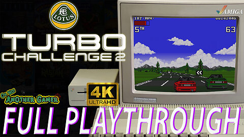 Lotus Turbo Challenge 2 (1991) [Commodore Amiga] ⌨️🖱🕹🙌 Intro + Gameplay (full playthrough)