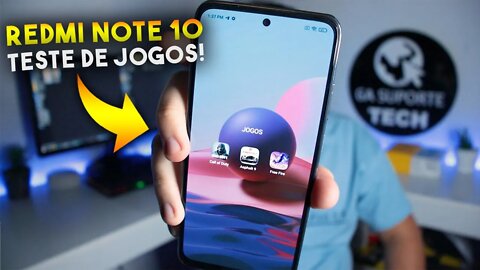 Redmi Note 10 - Teste de JOGOS! COD Mobile, Asphalt 9 e Free Fire será que roda liso?