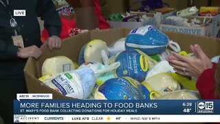 Food banks prepare to donate meals for Thanksgiving