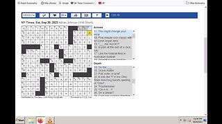 NY Times Crossword 26 Aug 23, Saturday - Part 2