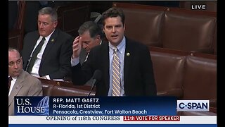 BREAKING: Rep. Gaetz nominates Donald Trump for House Speaker