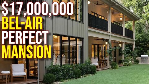Touring $17 Million Bel Air Perfect Mega Mansion