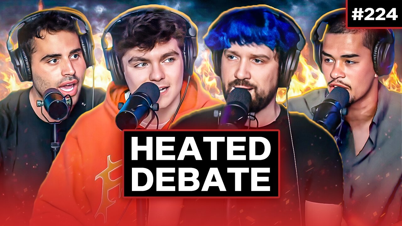 Nick Fuentes, Destiny, Sneako & Jon Zherka DEBATE!