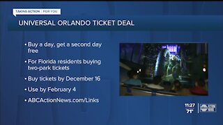 Universal Orlando brings back BOGO deal for Florida residents