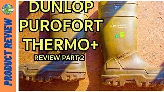 PART 2 - DUNLOP PUROFORT RUBBER BOOTS/HUNTER BOOTS - Gummistiefel // Product Review