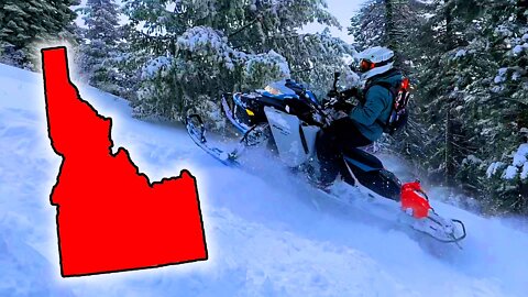 Snowmobiling Idaho - Hit Mountain Trail