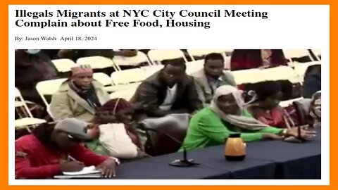 Illegal Migrants Complain About Free Food, Housing In New York City