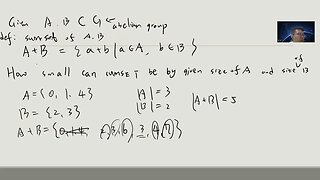 additive combinatorics (1) SUMSET in real number