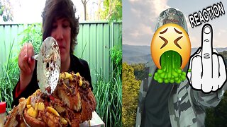 The HowToBasic Challenge (Krabby Patty) (Maxmoefoe) Reaction!!! (BBT)