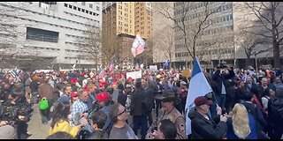 Thousands Of Trump Supporters Show Up Outside NYC Courthouse