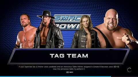 2 Vs 2 Tag team Match l Undertaker and Triple H Vs Big Show and Edge