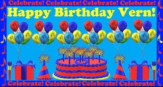 Happy Birthday 3D - Happy Birthday Vern - Happy Birthday To You - Happy Birthday Song