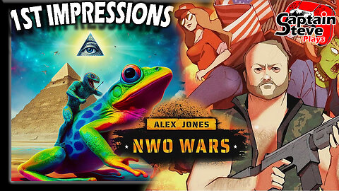 NWO War - Alex Jones Launches A Game - It's Pretty Good Retro Fun