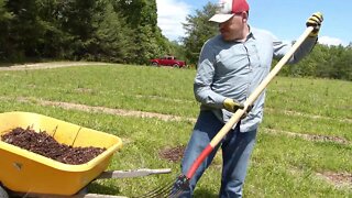 #134 Staking Trees, Spreading Wood Chips