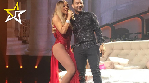 Mariah Carey Has John Legend Onstage For 'Touch My Body' And Chrissy Teigen Loves It