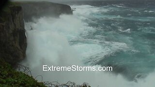 Saipan Banzai Cliff monster waves