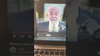 só consegui ouvir 10min da live do lula hoje e vc ? ele viaja muito em todos os sentidos 💸💸💸