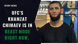 UFC’s Khamzat Chimaev is in beast mode right now. 💪🏼👊🏼