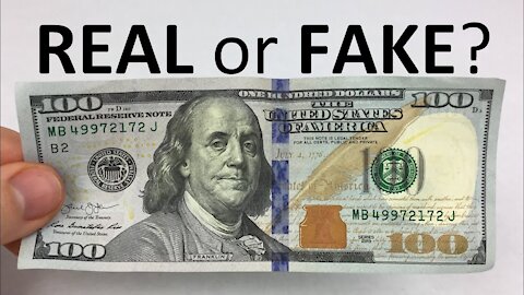 How to Check if a 100 Dollar Bill Is Real | Counterfeit 100 Dollar Bill