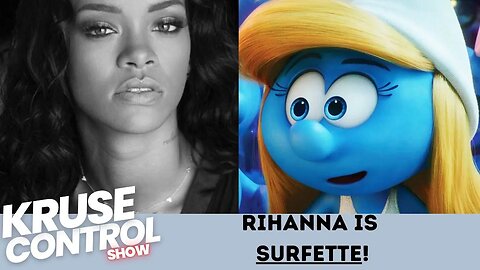 Rihanna is Smurfette!