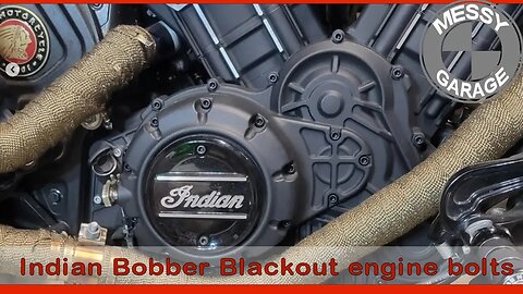 Indian Scout Bobber Black-out engine bolt kit