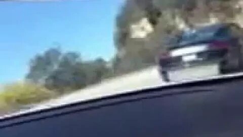 Mercedes E55 doing canyon run Pt.1