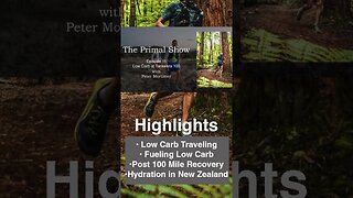 Peter Mortimer in Episode 11 of the Primal Show talking Tarawera 100 and Low Carb Running #shorts