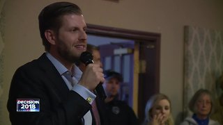 Eric Trump campaigns for Republicans in Wisconsin