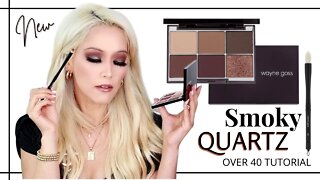 New! WAYNE GOSS Smoky Quartz Luxury Eyeshadow Palette | Easy Smokey Eyeshadow Tutorial for Beginners