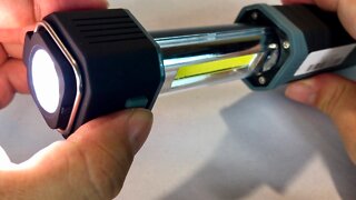 XY ZONE 8105 Hands-free COB LED Work Light Lantern Flashlight w Hook & Magnet Base review giveaway