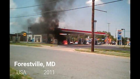 Gas Station Fire!