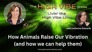 How Animals Raise Our Vibration with Guest Catherine Edwards | The High Vibe Show with Elisa V