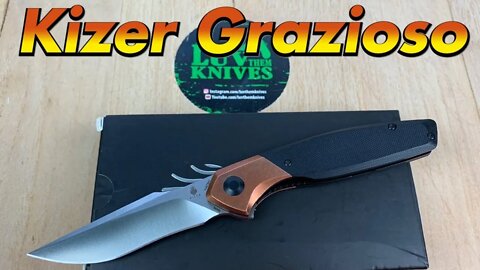 Kizer Grazioso / includes disassembly/ Sherif Manganas design ! Definitely a winner !