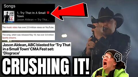 Jason Aldean's TRY THAT IN A SMALL TOWN SKYROCKETS To #1 on Itunes, Spotify! ABC CMA Fest BACKLASH!