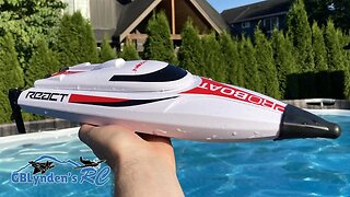 Maiden Run In Pool - Pro Boat React 17" RC Boat With Otto